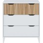 Cómoda Dormitorio Cajonera 3 Cajones