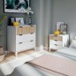 Cómoda Dormitorio Cajonera 3 Cajones