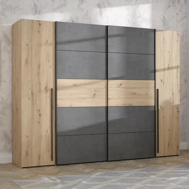 Armario Max 270 cm | Puertas Correderas y Abatibles