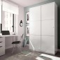 Armario Blanco Brillo 120cm Puertas Correderas | Muebles Tam Tam