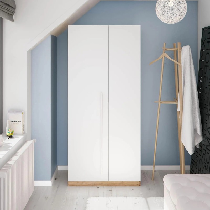Armario dormitorio 2 puertas 90cm