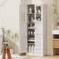 Columna de Baño Estrecha con Puertas de Vidrio Puertas