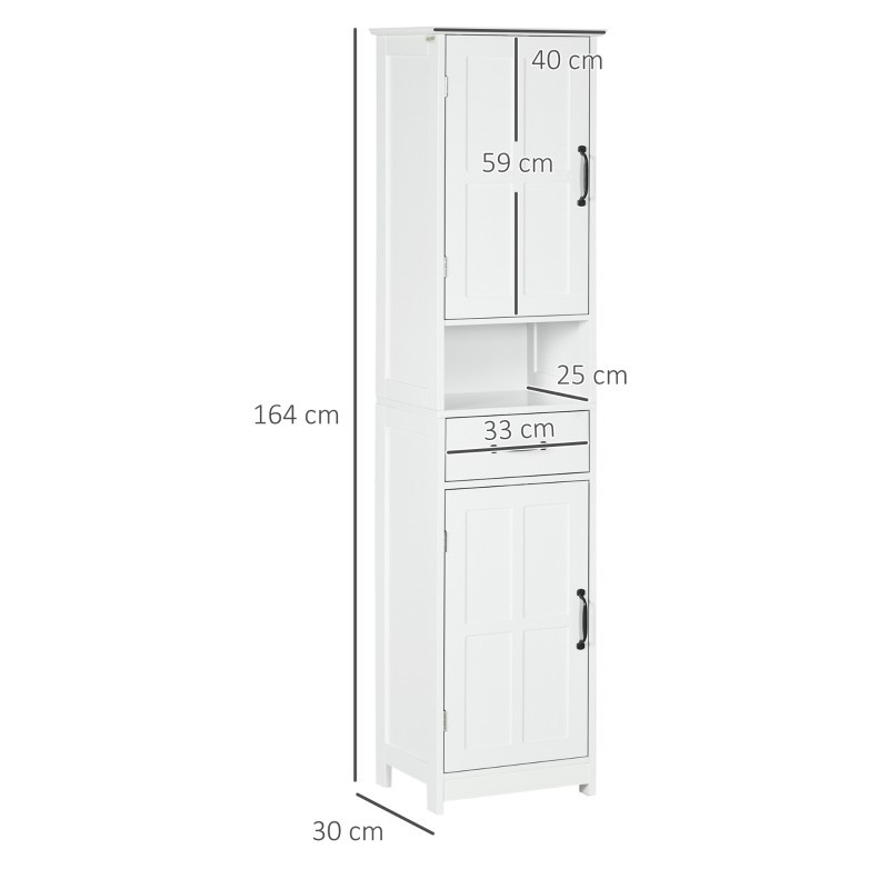 Columna de baño con 2 puertas práctica y elegante - Muebles Tam Tam