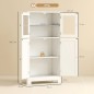 Armario Auxiliar de Baño con Puertas de Cristal - Muebles Tam Tam