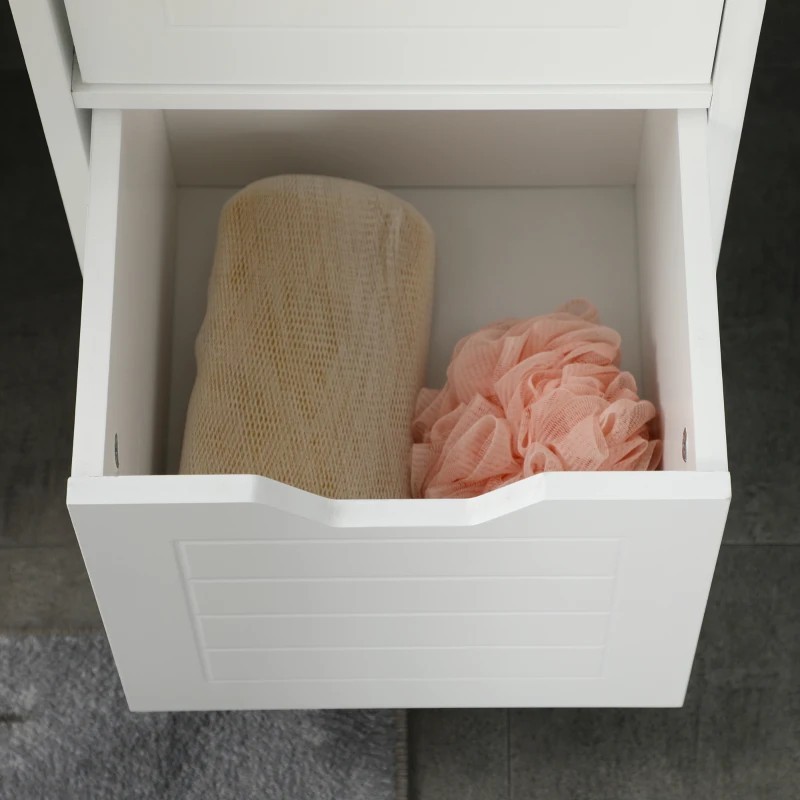 Mueble columna con 3 estantes abiertos - Oferta Baño