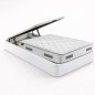 Pack Canapé Blanco 135x190 + Colchón Muelles Ensacados