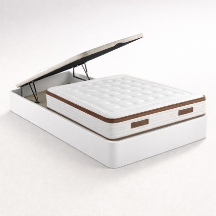 Pack Canapé 150x190 Roble + Colchón Milan HR