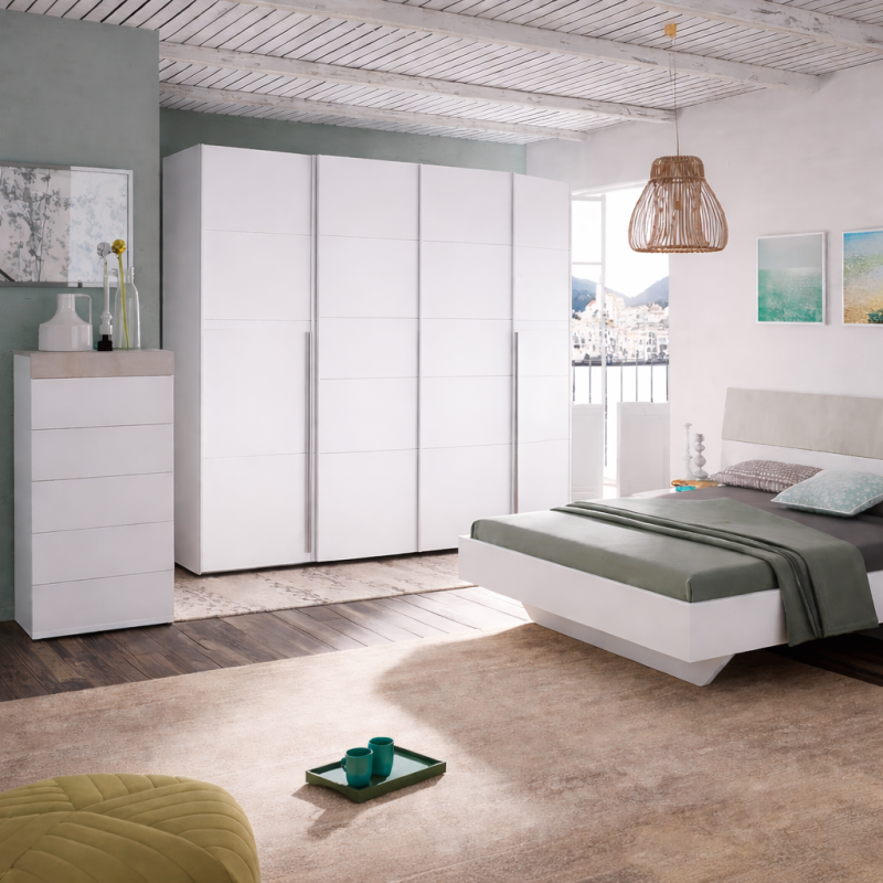 Armario California 200cm Correderas y Abatibles | Muebles Tam Tam