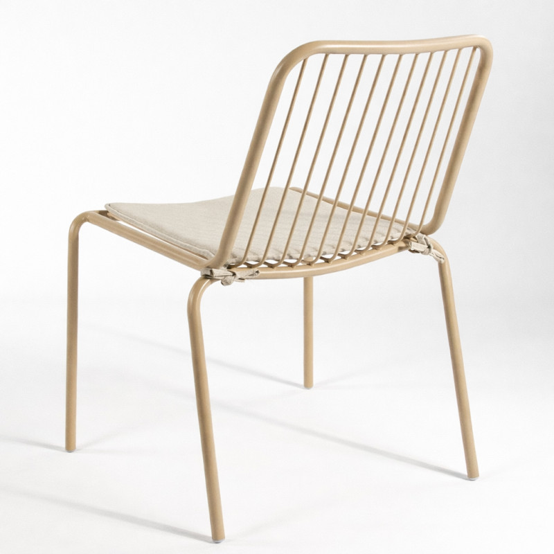 Silla Aloha Metal Apilable Arena – Comedor, Restaurante y Terraza