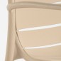 Silla Cancún Polipropileno Apilable – Blanco, Crema, Grafito y Verde