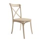 Silla Roma Polipropileno Apilable – Arena, Blanco y Grafito