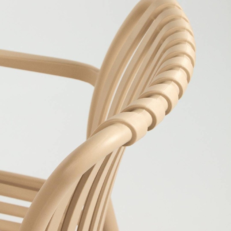Silla Habana Polipropileno con Reposabrazos – 5 Colores Exterior