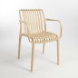 Silla Habana Polipropileno con Reposabrazos – 5 Colores Exterior