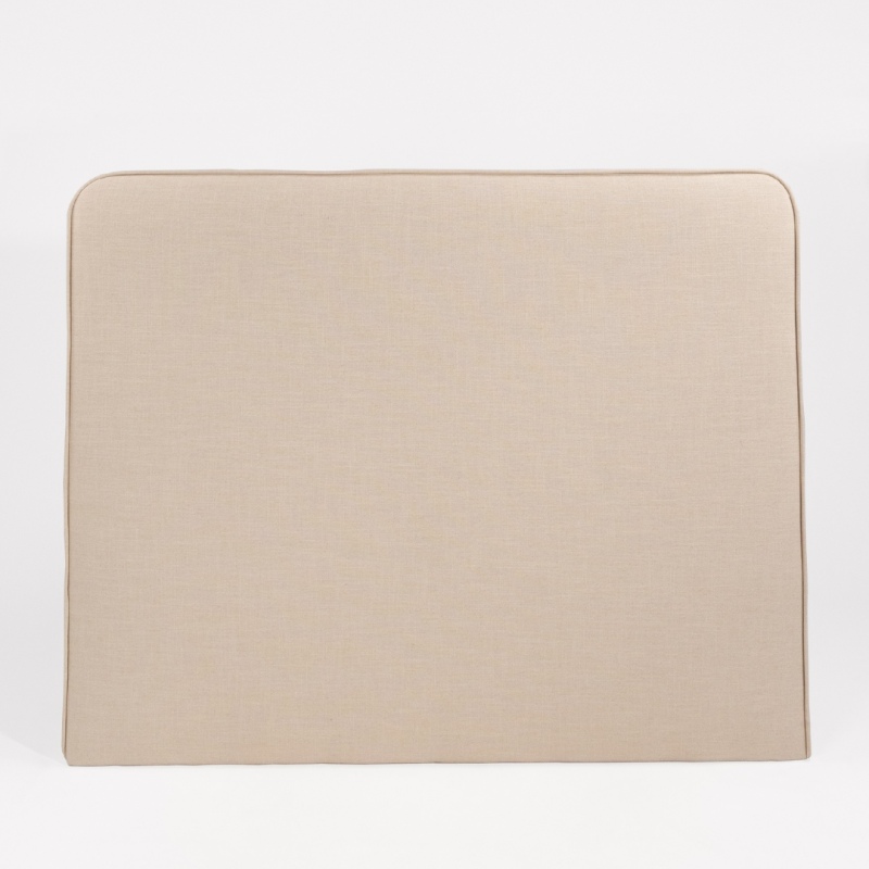 Cabecero Romeo Lino Crema con Bordón – 4 Medidas