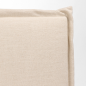 Cabecero Iki 165 cm Crema Lino con Solapa