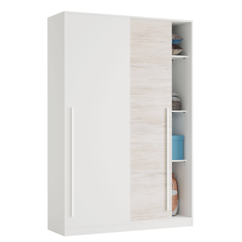 Armario Juvenil Elliot 2 Puertas Correderas 120 cm