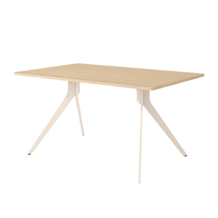 Mesa Comedor 160x90 Moderna con Patas Metálicas Varios Colores