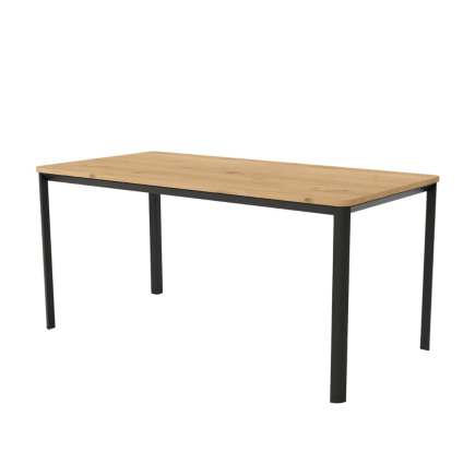 Mesa Comedor Roble 180x90 Industrial | Grande para 6-8 Personas