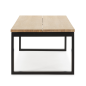 Mesa Comedor Roble 220 cm Industrial | Grande 8-10 Personas