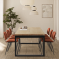 Mesa Comedor Roble 220 cm Industrial | Grande 8-10 Personas