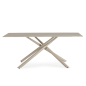 Mesa Comedor Cerámica 180x90 Beige | Resistente y Moderna