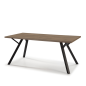 Mesa Comedor Nogal 160x90 Moderna | Para 4-6 Personas