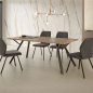 Mesa Comedor Nogal 160x90 Moderna | Para 4-6 Personas