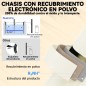 Conjunto Bistro Plegable 2 Personas Balcón | Mesa y Sillas Exterior Antióxido