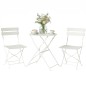 Conjunto Bistro Plegable 2 Personas Balcón | Mesa y Sillas Exterior Antióxido