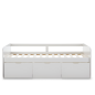 Cama Juvenil Blanca con 3 Cajones 90x190 | Cama con Almacenaje