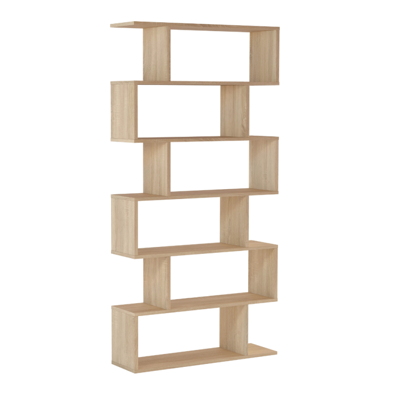Estantería Vertical Escalonada Roble Canadian 192 cm