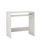 Mesa Escritorio Compacta Blanco Alpes con Bandeja | 79x43x78 cm