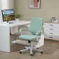 Silla Escritorio Giratoria Basculante con Reposabrazos | Lino Transpirable