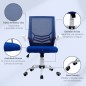 Silla Escritorio Ergonómica Giratoria con Reposabrazos Abatible y Lumbar