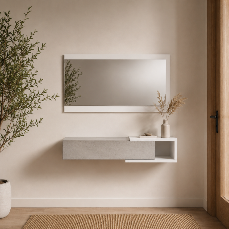 Mueble de Entrada con Espejo - Muebles Tam Tam