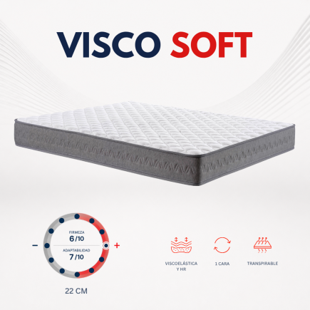Colchón Viscoelástico NIL 22 cm | Exclusivo Muebles Tam Tam