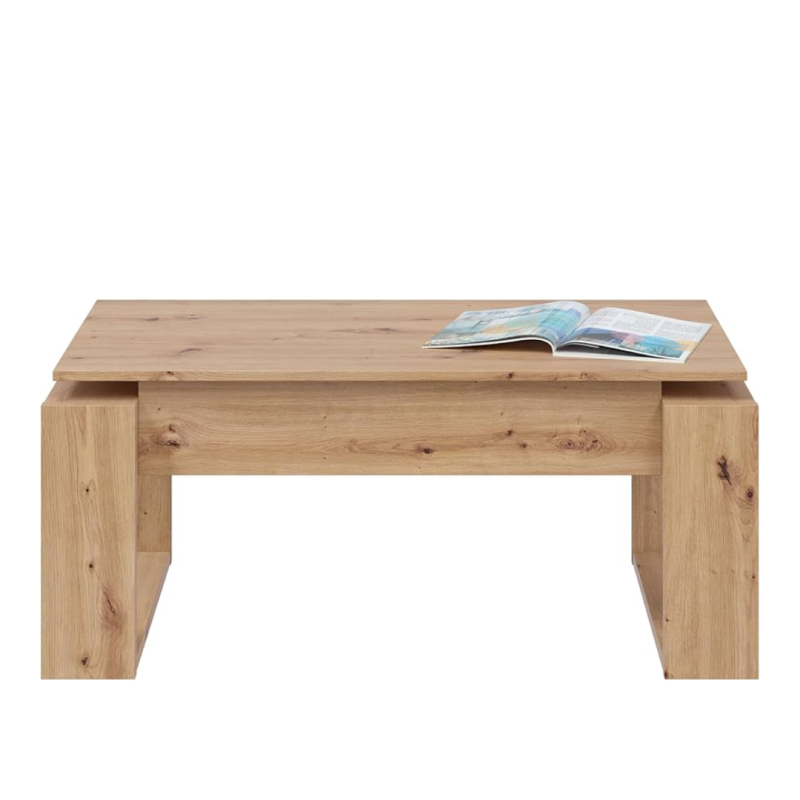 Mesa de Centro Elevable Nova Roble Nodi | 105x55 cm