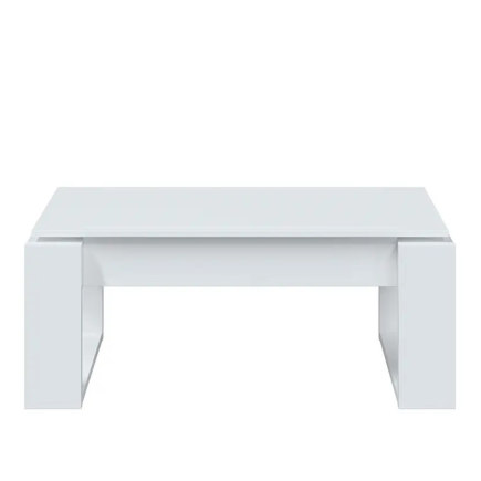 Mesa de Centro Elevable Nova Blanco Artik | Patas Decorativas 105x55