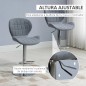 Taburetes Altos de Cocina Giratorios con Altura Ajustable