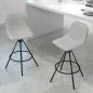 Conjunto de 2 Taburetes Altos de Cocina con Asiento Giratorio