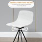 Conjunto de 2 Taburetes Altos de Cocina con Asiento Giratorio