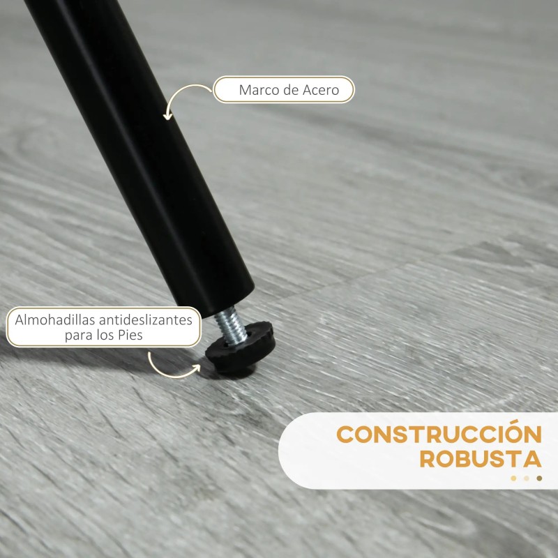 Conjunto de 2 Taburetes Altos de Cocina con Asiento Giratorio