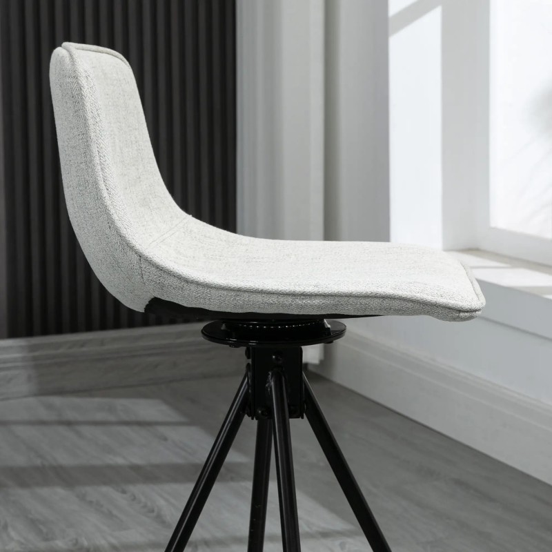 Conjunto de 2 Taburetes Altos de Cocina con Asiento Giratorio