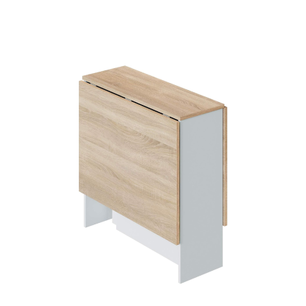 Mesa Cocina con Alas Abatibles extensible de 31 a 140 cm