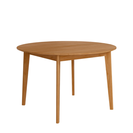 Mesa Redonda Aura Roble Natural Ø120/100 cm | Madera Maciza