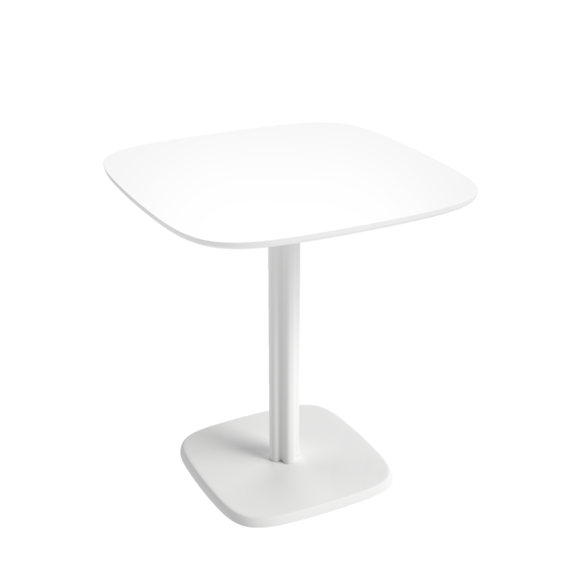 Mesa de Cocina Cuadrada Madera Maciza 70x70x75 cm | 4 Personas