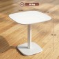 Mesa de Cocina Cuadrada Madera Maciza 70x70x75 cm | 4 Personas