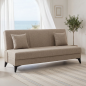 Sofá Cama Click-Clack 185 cm Beige | Doble Arcón | HR + Muelles