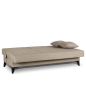 Sofá Cama Click-Clack 185 cm Beige | Doble Arcón | HR + Muelles