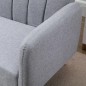 Sofá Cama 3 Plazas Lino Sintético | Respaldo Doble Ajustable | 173 cm